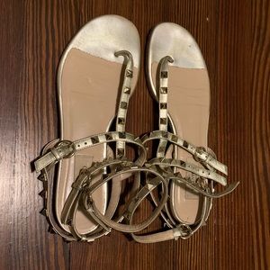 Valentino Rockstud Gladiator Sandals